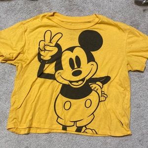 mickey mouse crop top